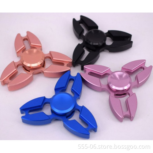 metal factory finger toy fidget spinner with high spped spin 5 minutes